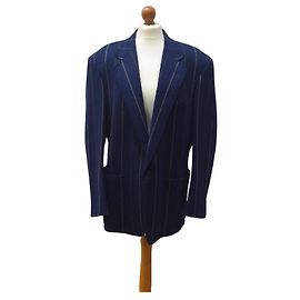 Trussardi vintage striped jacket Blue