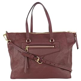 Louis Vuitton-Bordeaux Monogram Empreinte Leather Lumineuse PM 2Way Tote Bag-Other