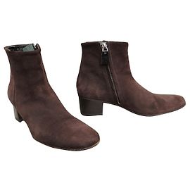 Botines Heschung p 38 Marrón oscuro