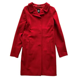 Gianfranco Ferre Vintage Vintage red wool coat Red