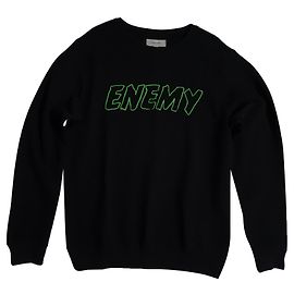 Soulland ENEMY Pade Sweatshirt Black Cotton Black