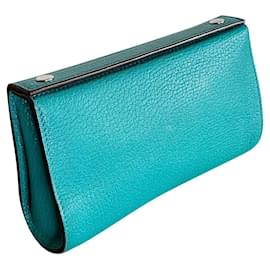 Hermès-Purses, wallets, cases-Turquoise