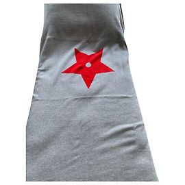 Dior Reversible Wool and Cashmere Throw Grey Grey