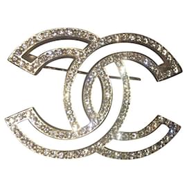 Chanel-Broches et broches-Bijouterie dorée