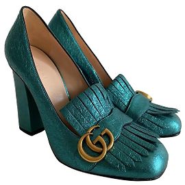 Gucci Marmont heels Green