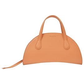 Nanushka Mini Bolsa Wisemoon em Couro Nude Vegan Outro Amarelo