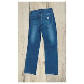 Guess-Jeans Guess con cintura holgada 36 (W 27)-Azul
