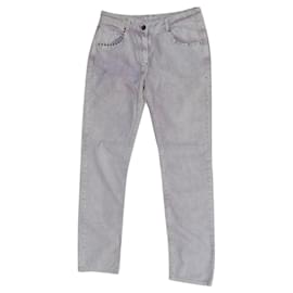 Sandro-Sandro jeans type tie & die size 38-Pink