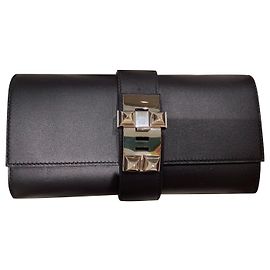 Hermès carteras Negro