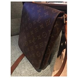 Louis Vuitton-Louis Vuitton Musette Salsa PM lienzo marrón-Marrón oscuro