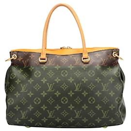 Louis Vuitton-Louis Vuitton Brown Monogram Pallas MM Satchel-Brown