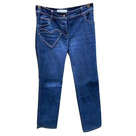 Christian Dior Sublime Dior heart jeans Blue