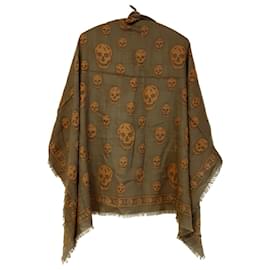 Alexander Mcqueen-Alexander McQueen Scarf-Brown