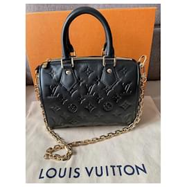 Louis Vuitton-Speedy 22 schwarze neun sammler-Schwarz