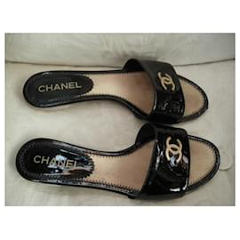 Chanel-Mules-Black