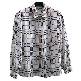 Burberry Hemd mit Schulterklappen Polyester Mehrfarbig Mehrfarben