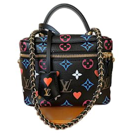 Louis Vuitton-Game On Vanity PM Schwarzes Monogramm-Mehrfarben 