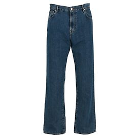 Burberry Wide-Leg Denim Jeans Blue