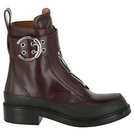 Bottines Chloé Roy en cuir Violet