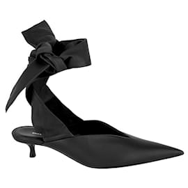 Balenciaga-Dance Knife Leather Mules-Black