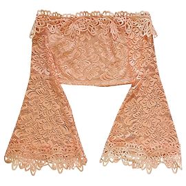 Autre Marque Forever Unique Short Top Coral Viscose Orange Coral