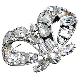 Broche de Swarovski Plata