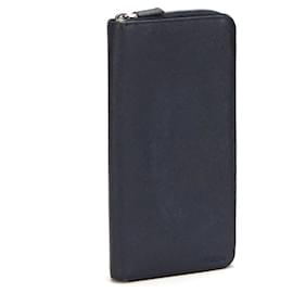 Prada-Fastener Long Wallet in Black-Black
