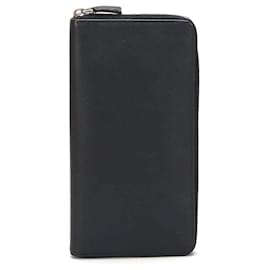 Prada-Fastener Long Wallet in Black-Black