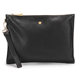 Versace-Second Bag in Black-Black