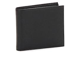 Prada-Two-Fold Wallet in Black-Black
