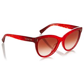 Occhiali da sole colorati Valentino Red Cat Eye Rosso