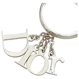 Dior-Dior Silver Letter Charms Ring-Silvery