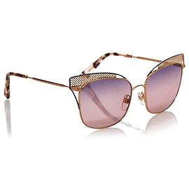 Valentino Rosa getönte Katzenaugen-Sonnenbrille Pink Golden