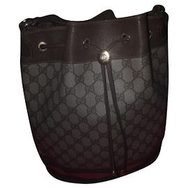 Bolsa Gucci Ophidia de couro marrom Marrom Bege Castanho claro