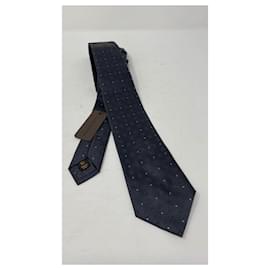 Louis Vuitton Damier klassische Krawatte M71214 Seide 100 % Block kariert  grau Herren TGIS