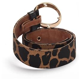Fendi-Belt 8C0457 in Brown-Brown