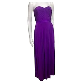 Coast-Coast strapless evening gown-Purple