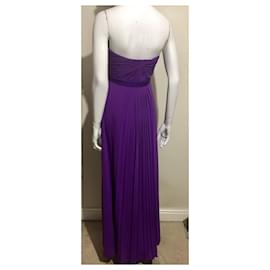 Coast-Coast strapless evening gown-Purple