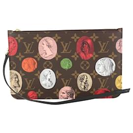 Louis Vuitton-Romans Cameo Fornasetti Neverfull Pochette MM ou GM Wristlet-Outro
