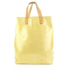 Louis Vuitton-Yellow Vernis Reade MM Tote Bag 2LV89-Other