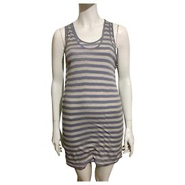 Abito a righe in cotone Joseph Grigio