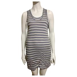 Robe rayée en coton Joseph Gris