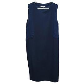 Won Hundred Vigga_s Blue Polyester Dress Blue