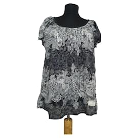 Blusa Odd Molly de algodón gris Multicolor Gris