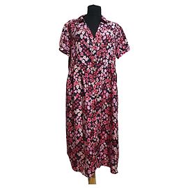 Autre Marque Vestido de seda Tone Barker Multicor
