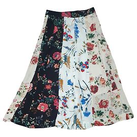 Saia Maje Young Imprime em Viscose Multicor