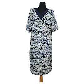 Autre Marque Robe AIRFIELD Bleu Multicolore Viscose Bleu Multicolore