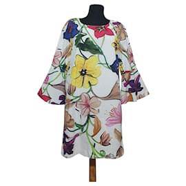 Robe oversize fleurie en coton Dondup Multicolore