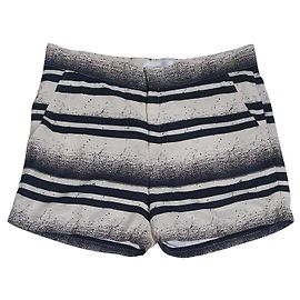 Won Hundred Bara striped viscose shorts Multiple colors