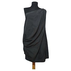 Acne Vestidos Cinza antracite